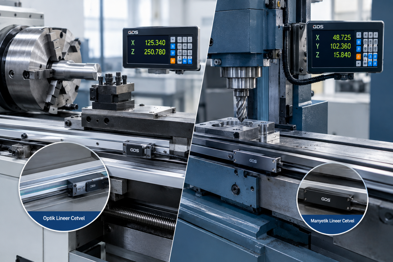 Optik ve Manyetik Lineer Cetvel Arasındaki Farklar